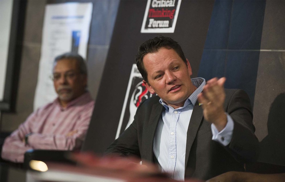 The ethics of current practices in higher education were debated at the Critical Thinking Forum moderated by Marius Oosthuizen of University of Pretoria's Gordon Institute of Business Science.