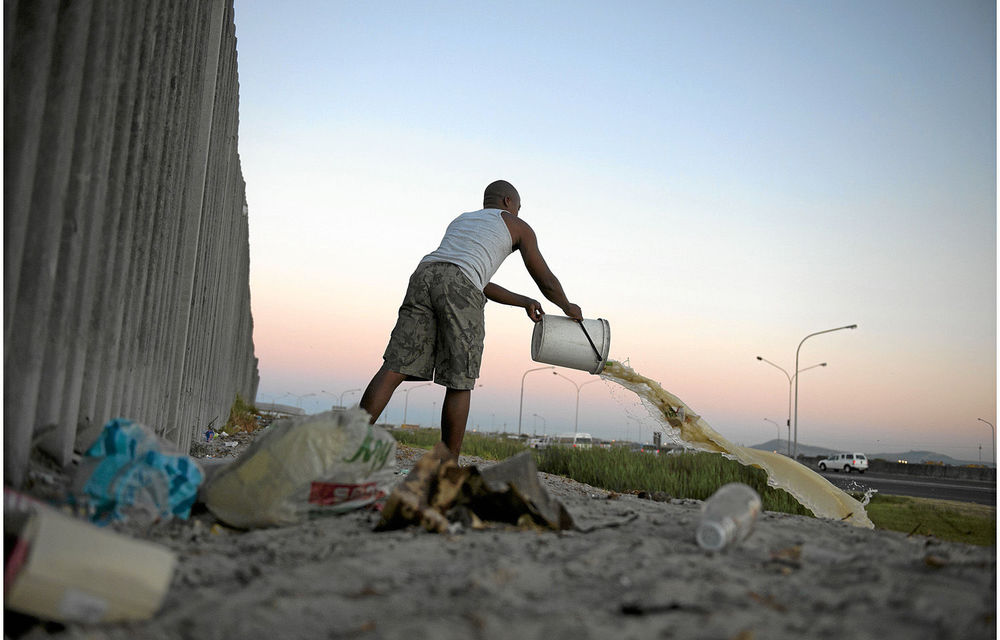 Sisulu and the bucket toilet stink
