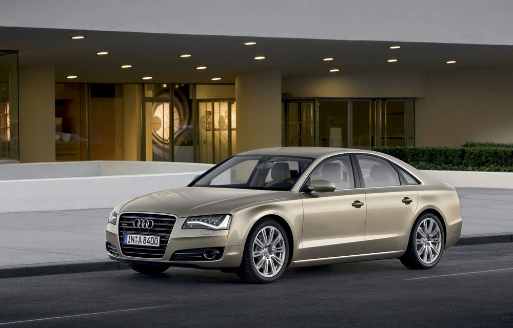 Lights, camera, action Audi A8