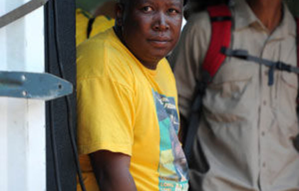 Malema absent from ANC centenary programme