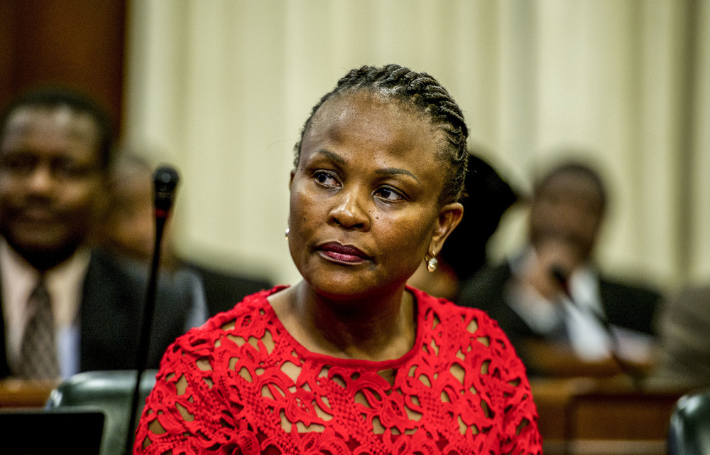Mkhwebane tells parliament to help her find money for a lawyer