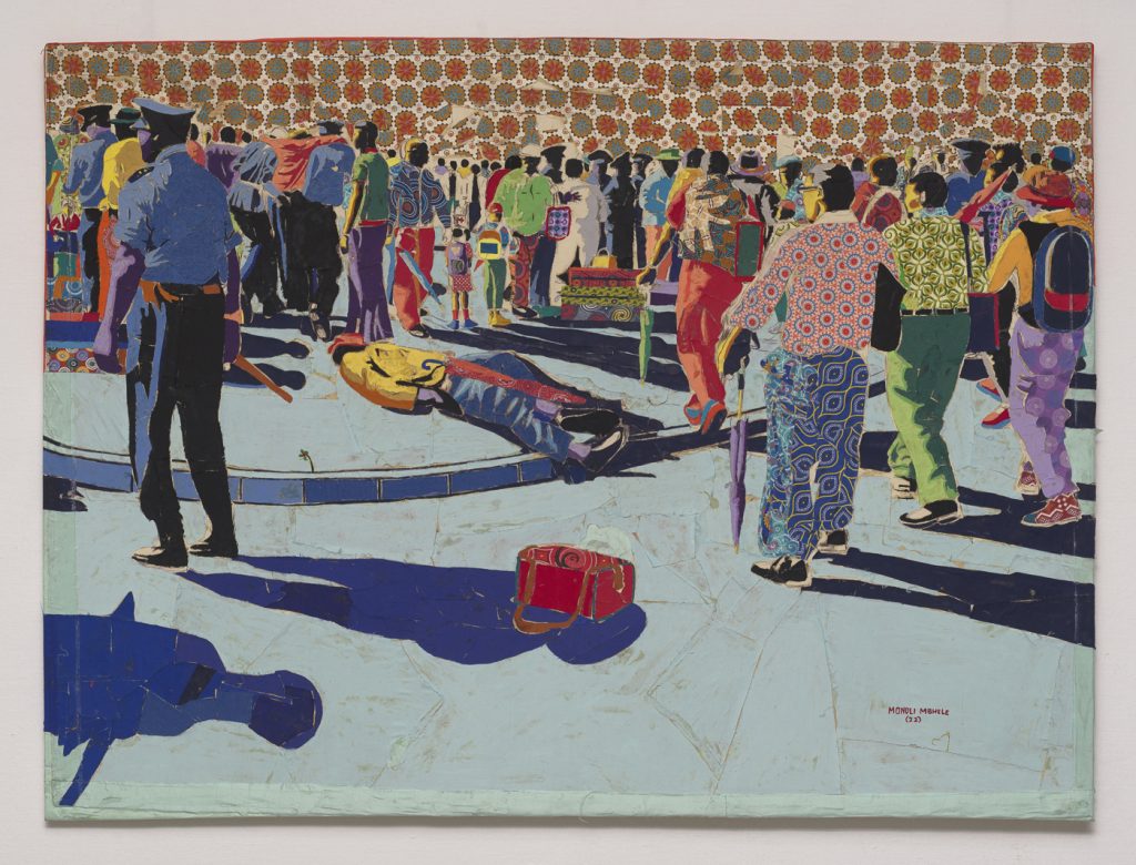 Iphasi nesiphesheli, a visual piece by Mondli Bhele, wins this year’s Sasol New Signatures art competition