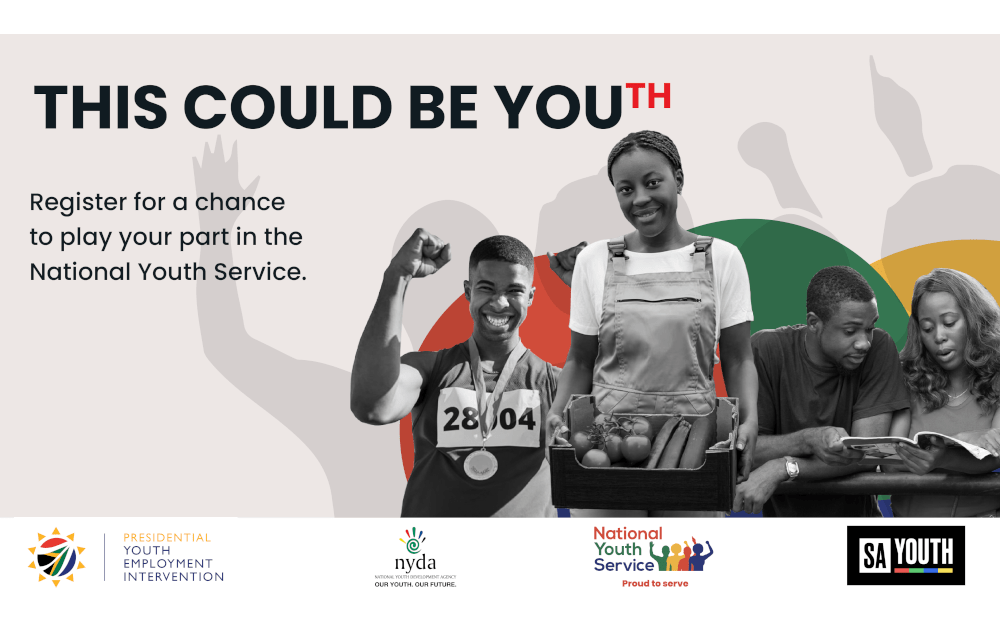National Youth Development Agency through the National Youth Service opens applications for 20 000 youth opportunities
