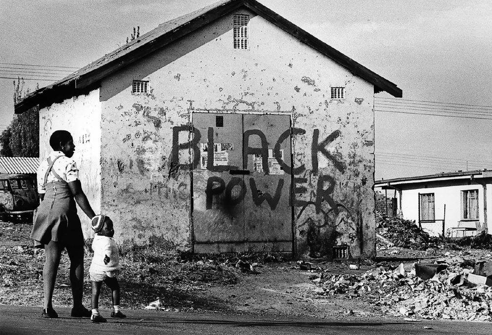 Great shot: Peter Magubane’s weapon was his camera