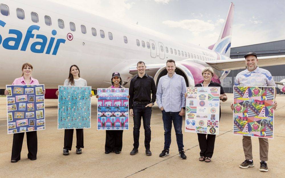 FlySafair brings colour to their cabins with new interior designs that celebrate South Africa