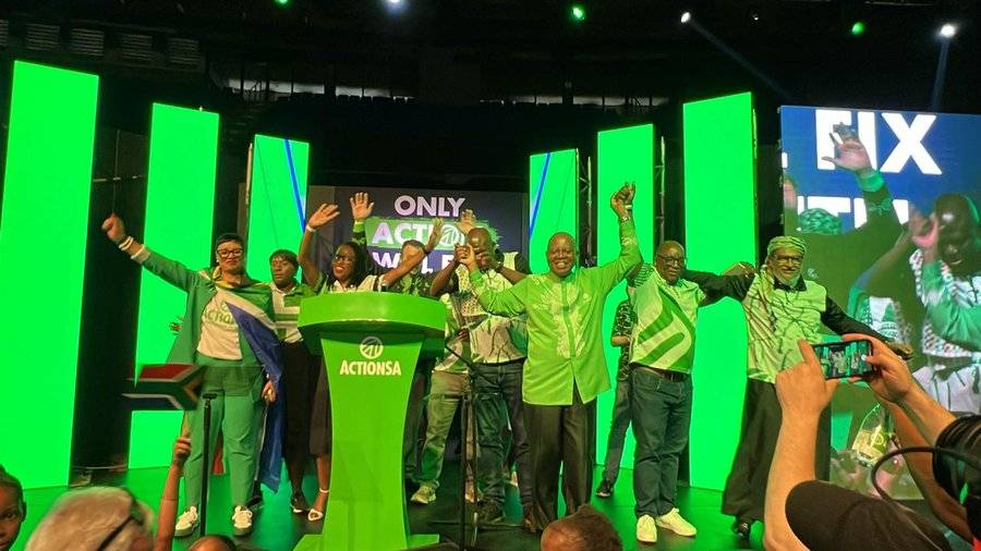 Focus on jobs and borders as Mashaba launches ActionSA manifesto