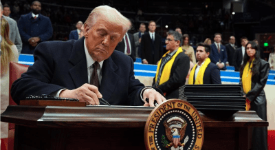 These are some of the executive orders Donald Trump signed on inauguration day