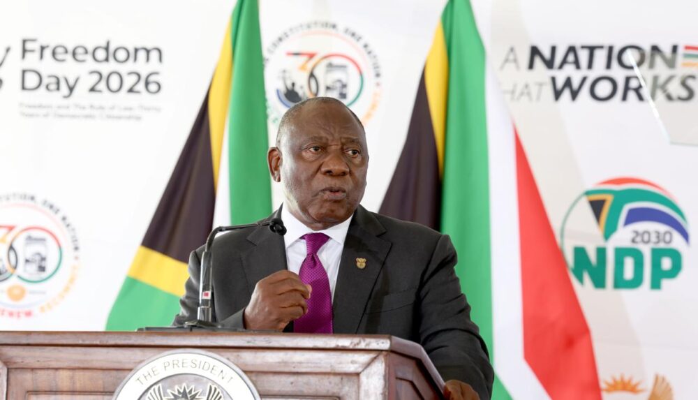 Ramaphosa calls for ‘real change’ as SA marks 32 years of democracy