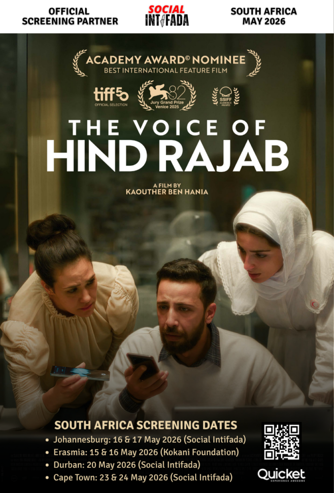 Oscar-nominated The Voice of Hind Rajab comes to SA cinemas
