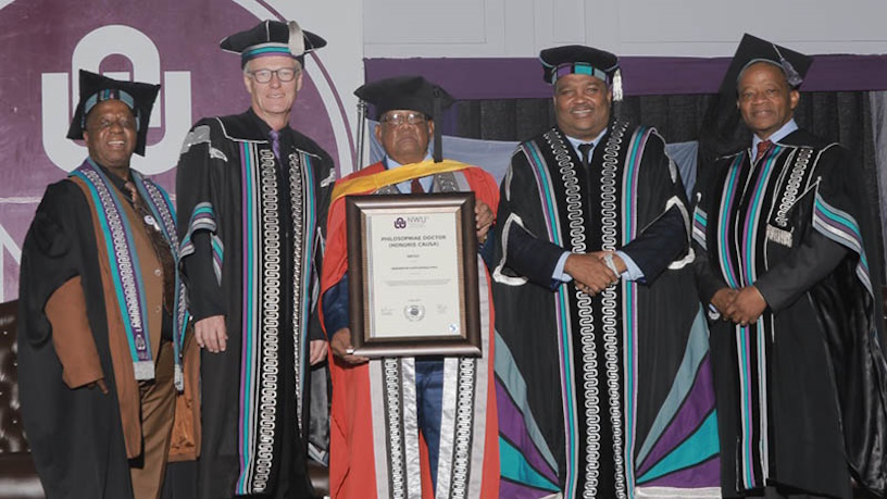 NWU confers honorary doctorate on renowned choral music composer Kgotlaetsile Henderson Pule